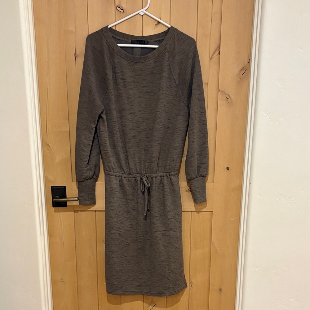 Prana Charcoal Long Sleeve Dress